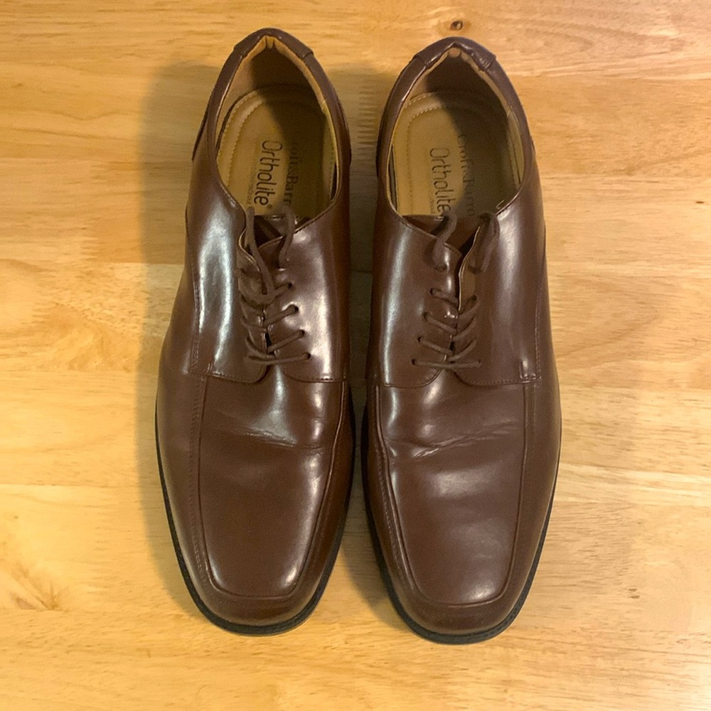Mens Croft & Barrow Brown Dress Shoes: Size 13